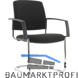 TOPSTAR Besucherstuhl BtoB 20 Polster Armlehne chrom/schwarz