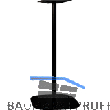 Tischgestell Slim, H�he 1070, Bodenplatte 485x485, Stahl schwarz RAL 9005