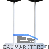 Plattentischgestell Slim, H�he 1070, Bodenplatte 985x485, Stahl RAL-Farbe