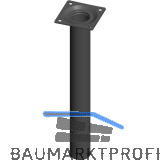 ELEMENT SYSTEM M�belfu� Rundrohr � 30 mm, L�nge 250 mm, Stahl schwarz