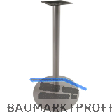 Plattenstehtischgestell Rondal 1 - Edelstahl matt geschliffen