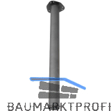 Tischfu� � 60 mm, L�nge 710 mm, Stahl schwarz matt lackiert