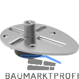 CAMAR H�henversteller zum Aufschrauben, � 28mm, H 16mm, Stahl/Kunststoff