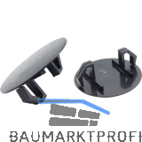 Lochblendstopfen rund DM 9,5 - 13 mm Kunststoff schwarz