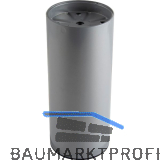 Dekorfu� Fu� � 80 mm, L�nge 190 mm, mit M10 Gewinde, Stahl silber RAL 9006