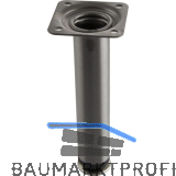 Dekorfu� Fu� � 30 mm, L�nge 160 mm, Stahl, Edelstahl Effekt