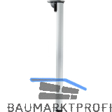 CAMAR Tischfu� "Click" � 50 mm, L�nge 705 mm, Aluminium silber gerillt