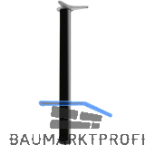 CAMAR Tischfu� rund 60 x 700 mm Stahl schwarz gl�nzend lackiert