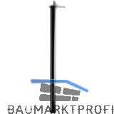 CAMAR Tischfu� rund 60 x 1100 mm Stahl schwarz gl�nzend lackiert