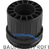 CAMAR Ersatz-Verstellteller unten - Tischfuss zylindrisch/Aluminia � 60 mm