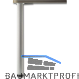 CAMAR Tischfu� Aluminia � 60 mm, L�nge 690 mm, Aluminium silber gerillt