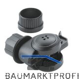CAMAR M�belrolle zu Tischfu� Zoom zylindrisch, Kunststoff schwarz