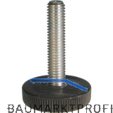 H�henverstellschraube SCH/PA Teller 44 mm M 10 x 34 Kunststoff schwarz