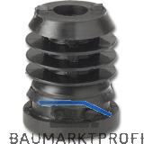 Rohrstopfen f�r H�henversteller mit Sechskantmutter M8 x 20 schwarz
