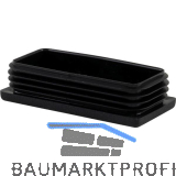 Lamellenstopfen 80 x 50 mm Wandst�rke 1,5 - 3,5 mm schwarz