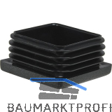 Lamellenstopfen 90 x 90 mm Wandst�rke 3 - 5 mm schwarz