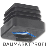 Lamellenstopfen mit Gewindeloch M10 25 x 25 mm schwarz