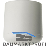 Fu�kappen f�r Rundrohr � 18 mm wei�