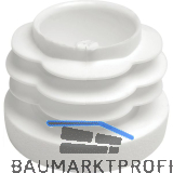 Lamellenstopfen � 25mm Wandst�rke 1 - 3 mm wei�
