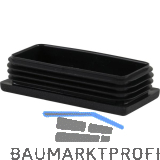 Lamellenstopfen 120 x 80 mm Wandst�rke 2, - 5,5 mm schwarz