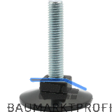 H�henverstellschraube Teller rund Gewinde M8 x 85