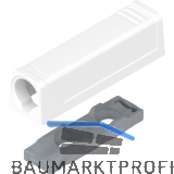 BLUM TIP-ON gerade Adapterplatte 956.1201, Kurzversion, seidenwei�