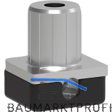 CAMAR H�henversteller zum Einbohren 316, Bohr � 16 mm, Zamak/Kunststoff schwarz