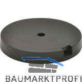 QuickClick Basisteil zum Anschrauben � 40 mm, H�he 7 mm, Kunststoff schwarz