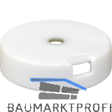 QuickClick Basisteil zum Anschrauben � 25 mm, H�he 7 mm, Kunststoff wei�