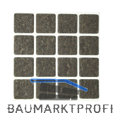 Filzgleiter 22 x 22 x 3 mm selbstklebend braun
