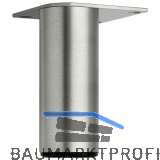 Dekorfu� Fu� fix, � 40 mm, L�nge 120 mm, Aluminium geb�rstet