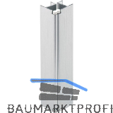 VOLPATO Sockelblenden-Ecke verstellbar 150 mm Alu geb�rstet