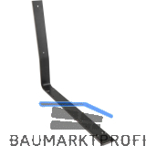 SIMAUSROM Bankkufen-Traverse mit Lehne Schwarzstahl schutzlackiert
