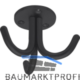 Dreifach-Haken Canis starr, H�he 59 mm, Stahl schwarz