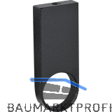 SIMAUSROM Schrankrohrlager Mittelst�ck rund 25 mm Aluminium schwarz