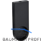 SIMAUSROM Schrankrohrlager Endst�ck rund 25 mm Aluminium schwarz