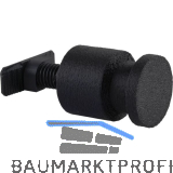 Mantelhaken Sillos zu Akustikpaneel, � 50 mm, Kunststoff Schwarz