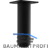 Dekorfu� Fu� � 30 mm, L�nge 120 mm, Aluminium schwarz