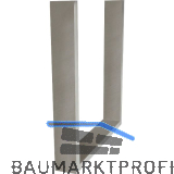 SIMAUSROM Bankkufe Regular Slim 412 mm Edelstahl geb�rstet