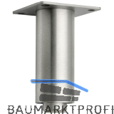Dekorfu� Fu� � 30 mm, L�nge 160 mm, Aluminium geb�rstet