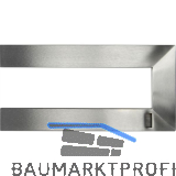 Nano Garderobenb�gel rechts, B:300mm, H:150mm Edelstahl geb�rstet