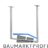 SIMAUSROM Tischkufe Regular Slim Edelstahl geb�rstet