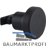 Mantelhaken Saton zu Akustikpaneel, � 50 mm, Kunststoff schwarz
