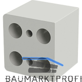 DISTACUBE� Distanzklotz 30 mm, Aluminium Seidenwei�