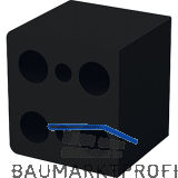DISTACUBE� Distanzklotz 30 mm, Aluminium Carbonschwarz