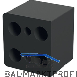 DISTACUBE� Distanzklotz 30 mm, Aluminium Oriongrau-matt