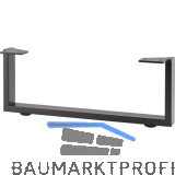 SIMAUSROM M�belkufe Regular 400 x 160 mm Stahl schwarz pulverbeschichtet