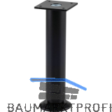 Dekorfu� Fu� � 30 mm, L�nge 160 mm, +10mm, Fu�teller, Aluminium schwarz matt