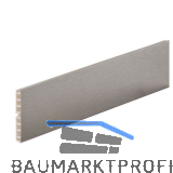 VOLPATO Sockelblende H: 150 mm L: 4000 mm Kunststoff Edelstahl Effekt geb�rstet