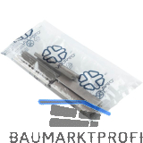 VOLPATO Zubeh�r-Set Sockelblenden 150 mm Kunststoff Edelstahl Effekt geb�rstet